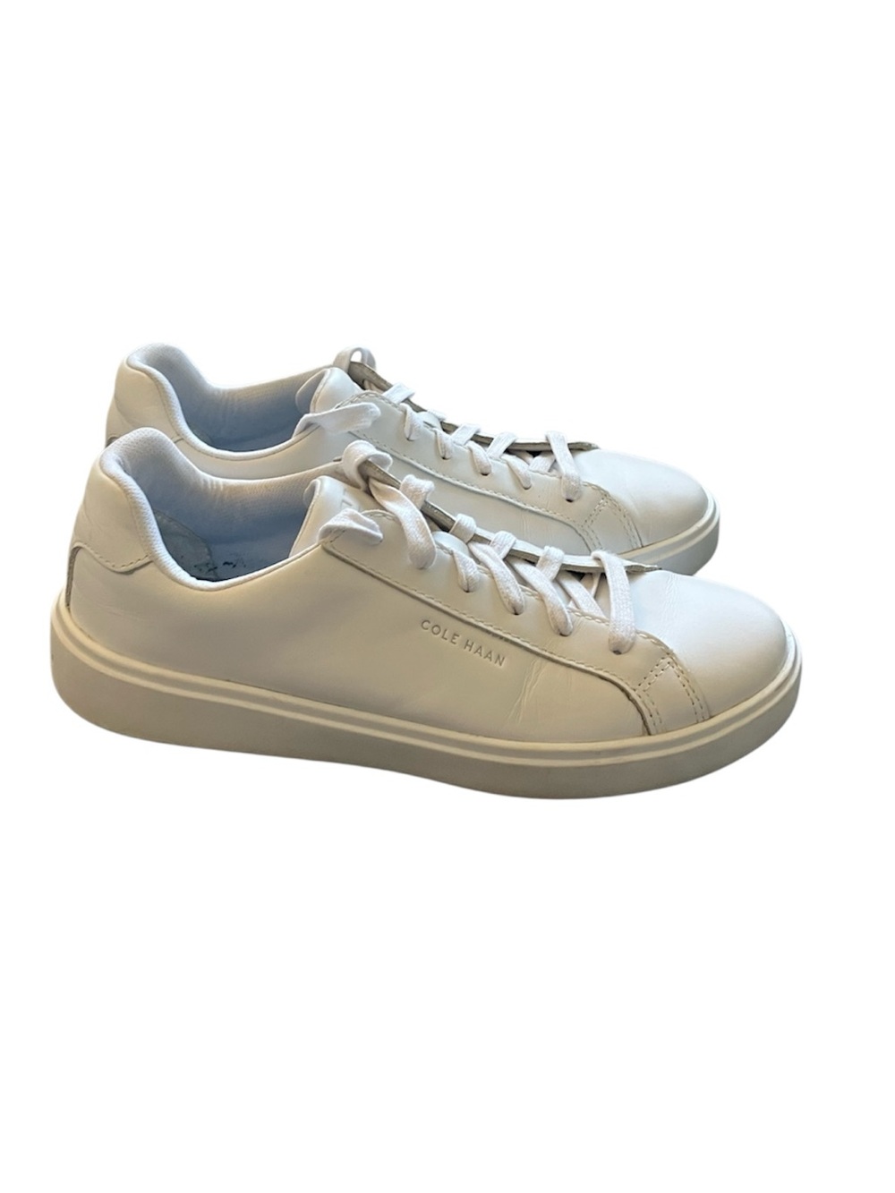 Cole Haan White Leather Grand Crosscourt Sneaker size 8B